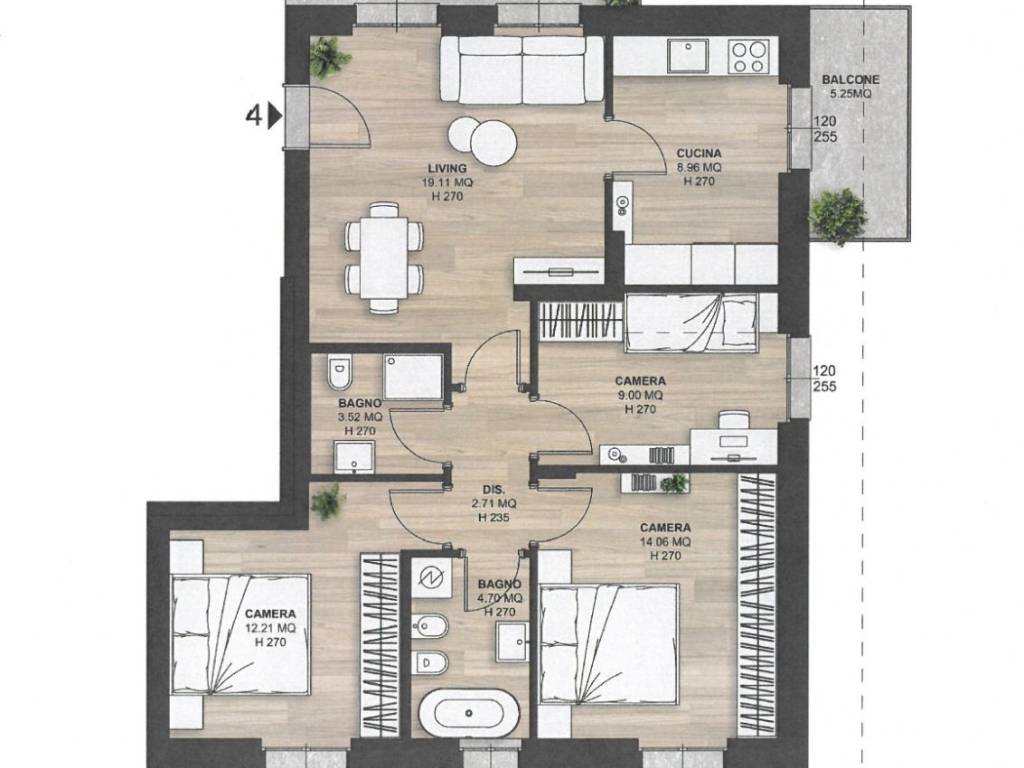 appartamento in vendita a San Donato Milanese
