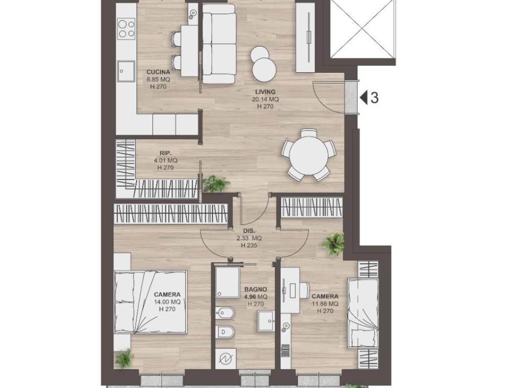 appartamento in vendita a San Donato Milanese