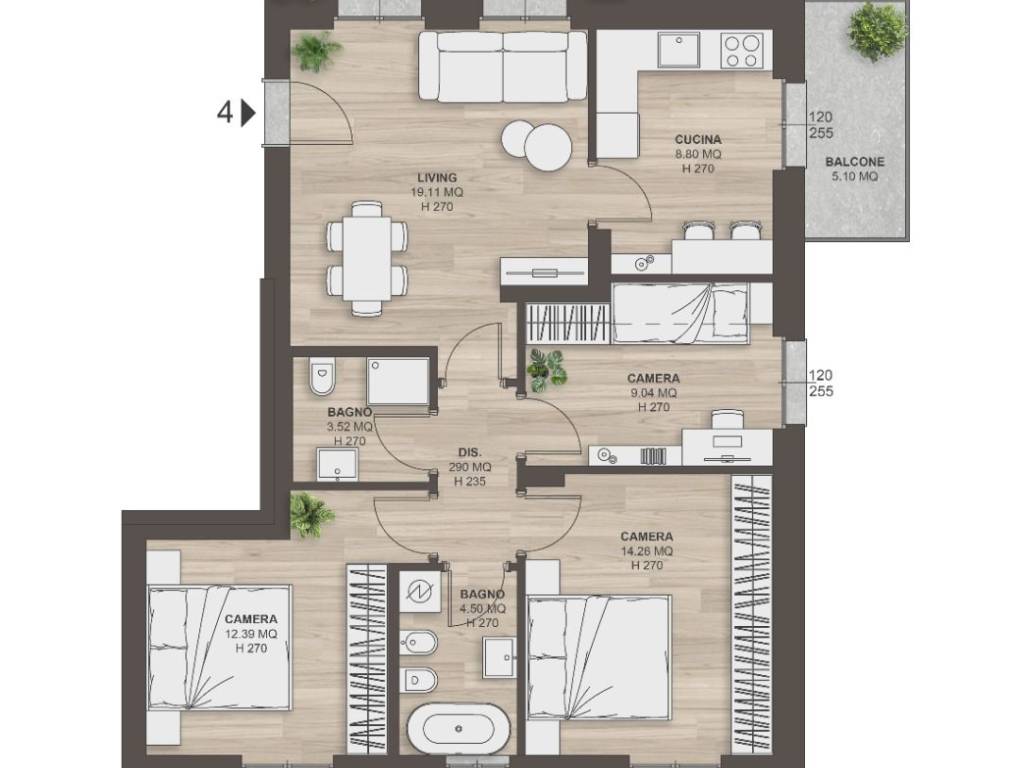 appartamento in vendita a San Donato Milanese