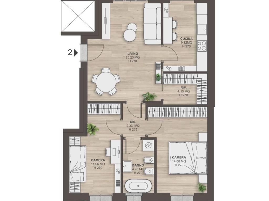 appartamento in vendita a San Donato Milanese