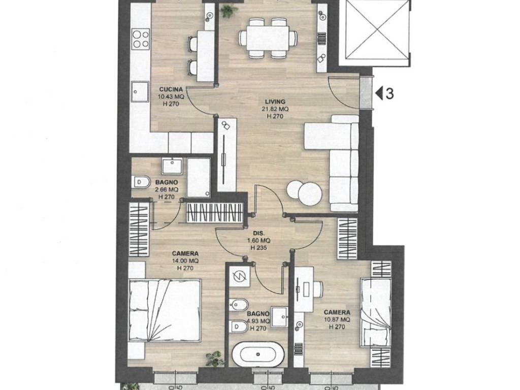 appartamento in vendita a San Donato Milanese