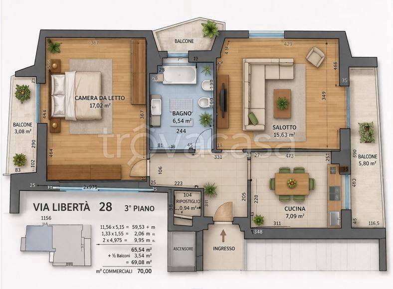 appartamento in vendita a San Donato Milanese