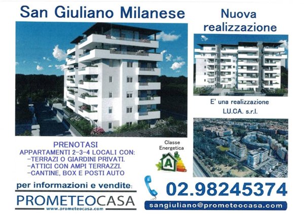 appartamento in vendita a San Giuliano Milanese in zona Zivido