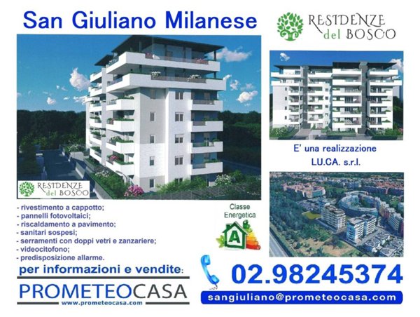 appartamento in vendita a San Giuliano Milanese in zona Zivido