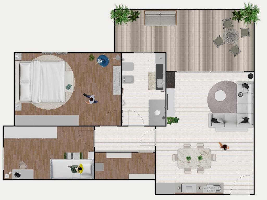 appartamento in vendita a San Giuliano Milanese in zona Zivido