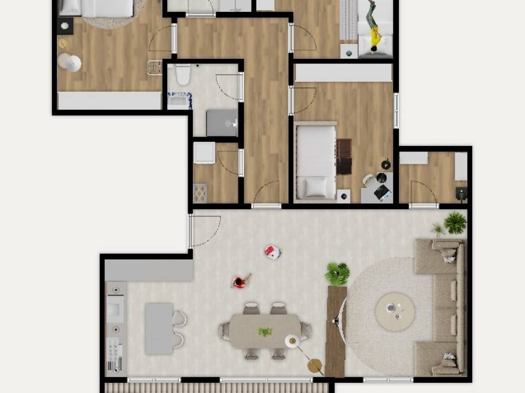 appartamento in vendita a San Giuliano Milanese in zona Zivido