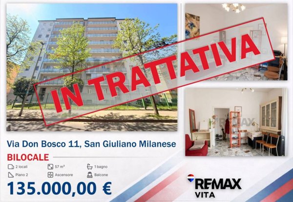 appartamento in vendita a San Giuliano Milanese