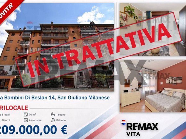 appartamento in vendita a San Giuliano Milanese in zona Zivido