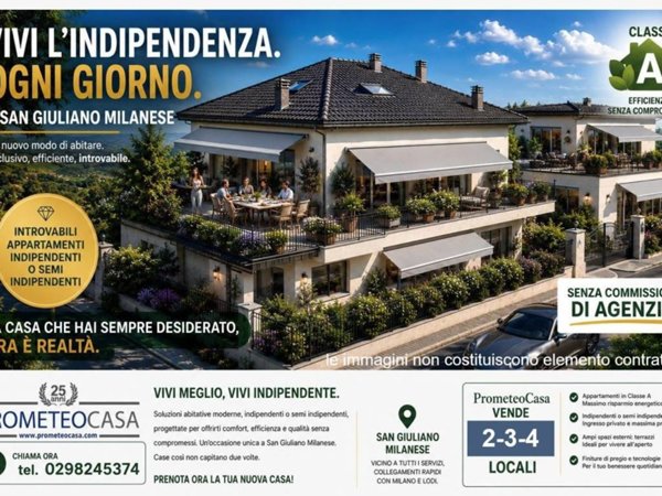 appartamento in vendita a San Giuliano Milanese