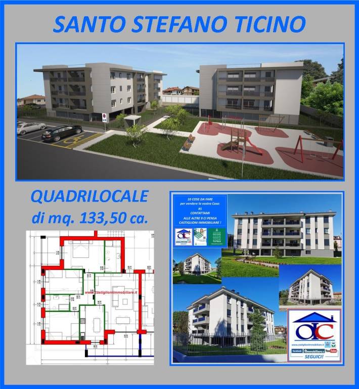 appartamento in vendita a Santo Stefano Ticino