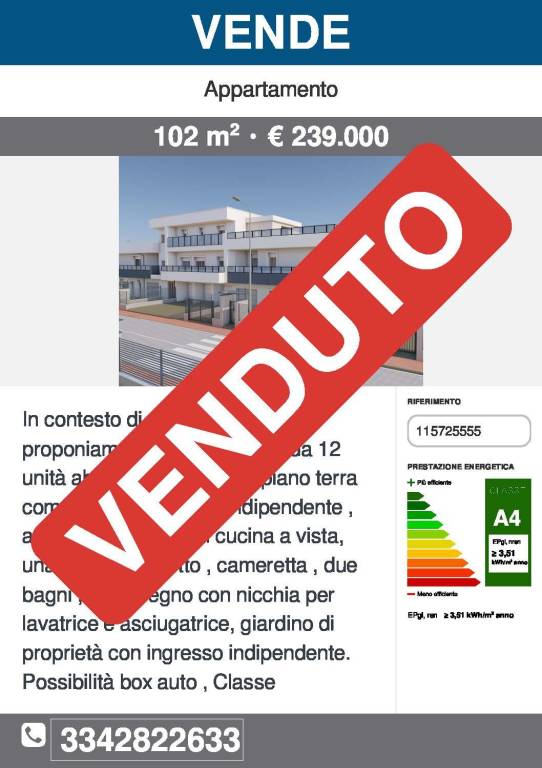 appartamento in vendita a San Zenone al Lambro