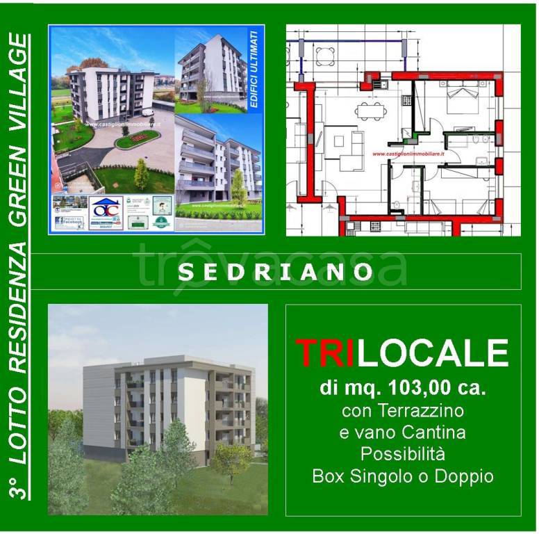 appartamento in vendita a Sedriano
