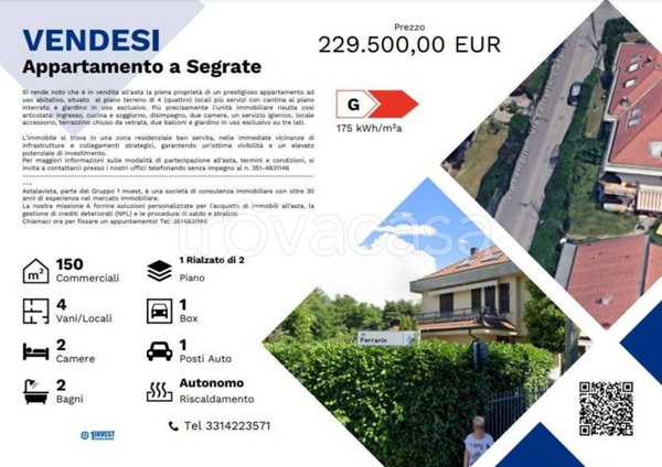 appartamento in vendita a Segrate in zona Novegro