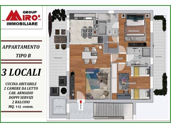 appartamento in vendita a Sesto San Giovanni in zona Rondinella