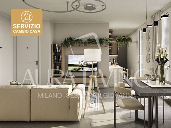 appartamento in vendita a Sesto San Giovanni in zona Pelucca/Villaggio Falck