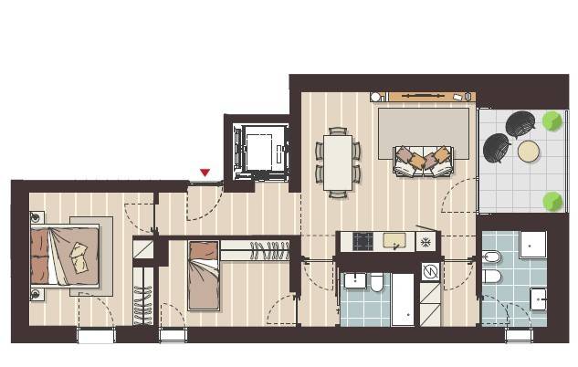 appartamento in vendita a Sesto San Giovanni in zona Rondò/Torretta