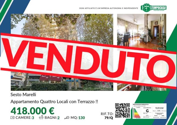 appartamento in vendita a Sesto San Giovanni in zona Rondò/Torretta