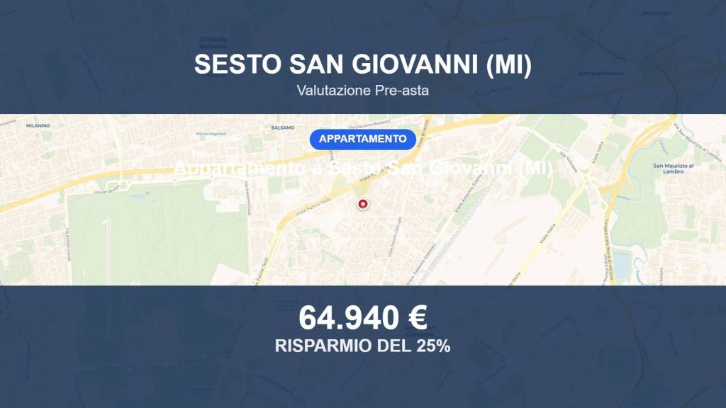 appartamento in vendita a Sesto San Giovanni in zona Pelucca/Villaggio Falck