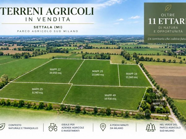 terreno in vendita a Settala in zona Premenugo