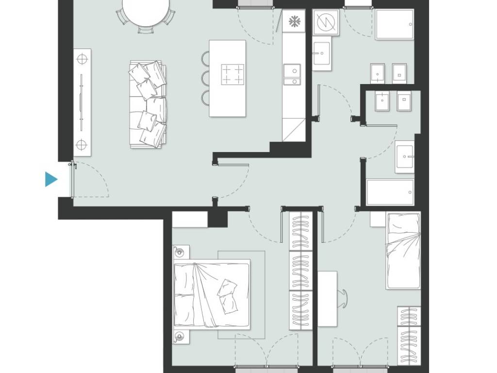 appartamento in vendita a Settimo Milanese
