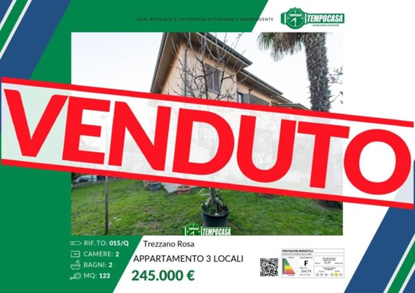 appartamento in vendita a Trezzano Rosa
