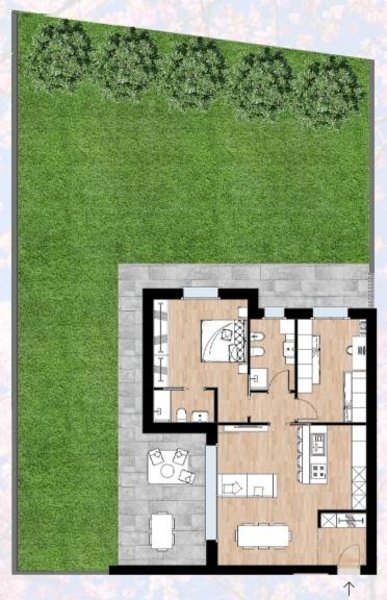 appartamento in vendita a Trezzano Rosa