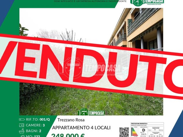 appartamento in vendita a Trezzano Rosa