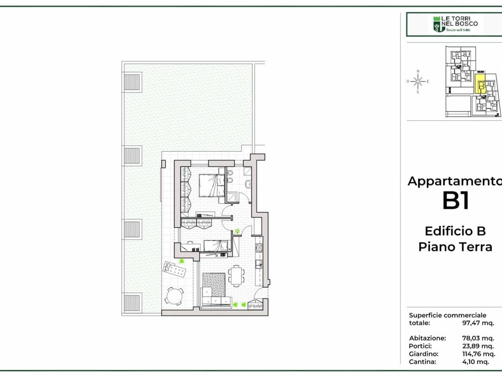 appartamento in vendita a Trezzo sull'Adda