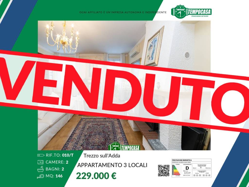 appartamento in vendita a Trezzo sull'Adda