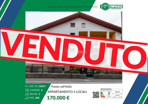 appartamento in vendita a Trezzo sull'Adda in zona Concesa