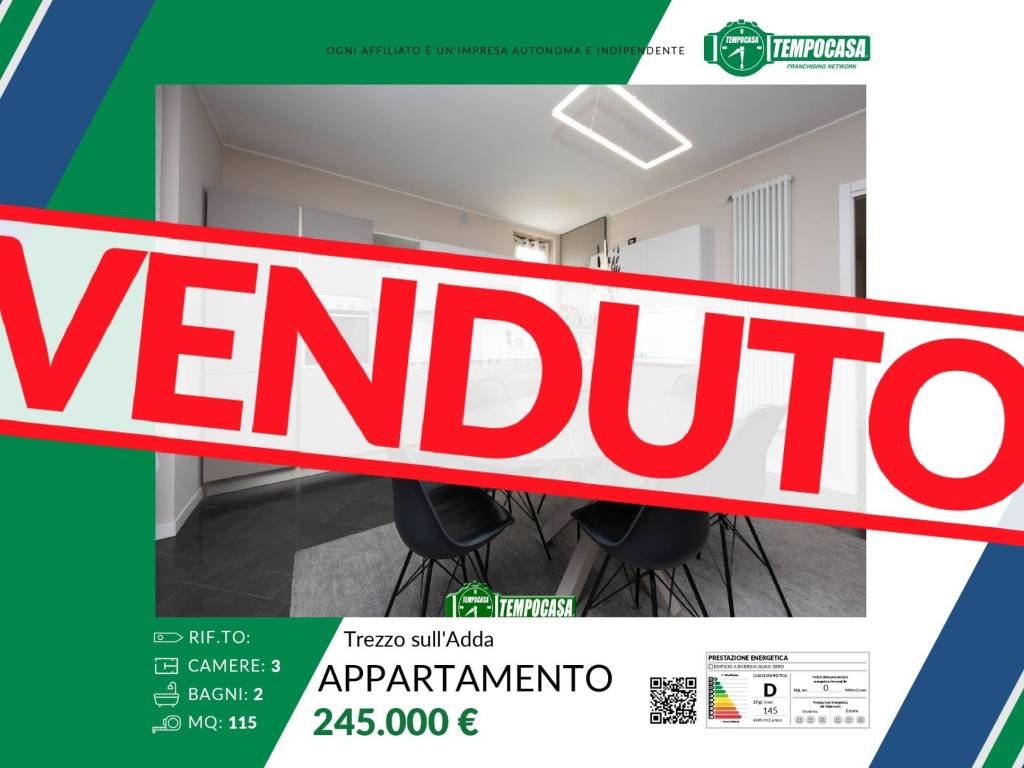 appartamento in vendita a Trezzo sull'Adda