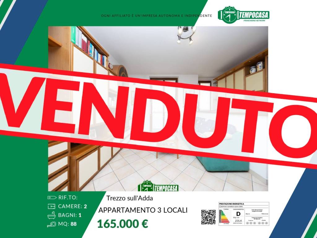 appartamento in vendita a Trezzo sull'Adda