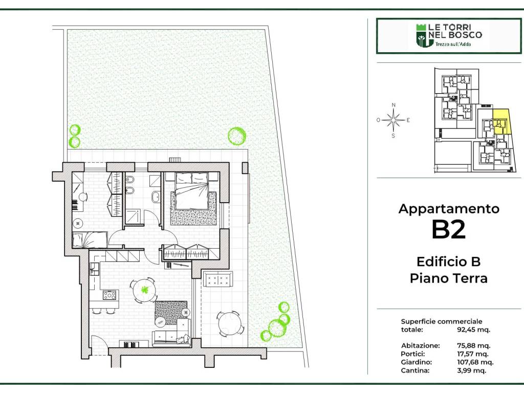 appartamento in vendita a Trezzo sull'Adda