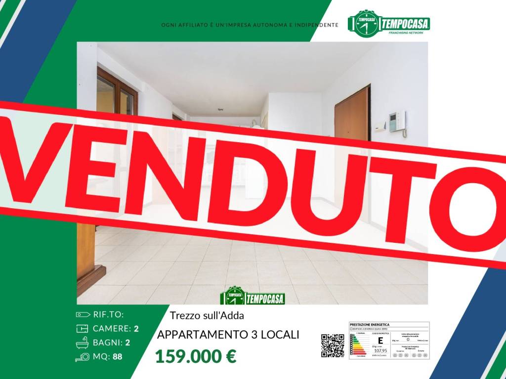 appartamento in vendita a Trezzo sull'Adda