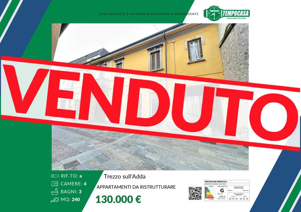 appartamento in vendita a Trezzo sull'Adda in zona Concesa
