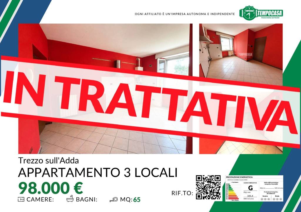 appartamento in vendita a Trezzo sull'Adda in zona Concesa