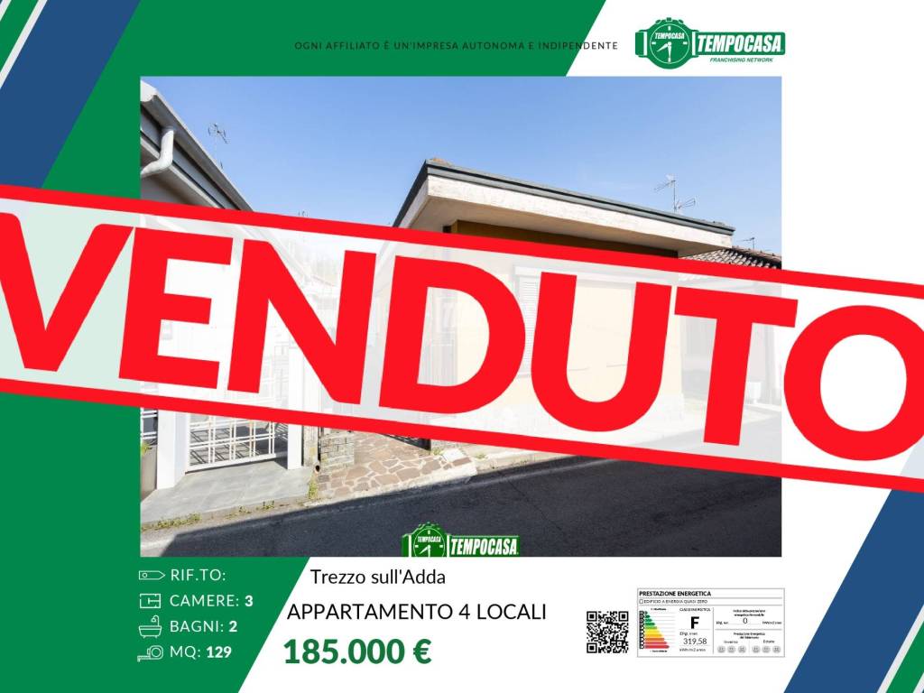 appartamento in vendita a Trezzo sull'Adda in zona Concesa