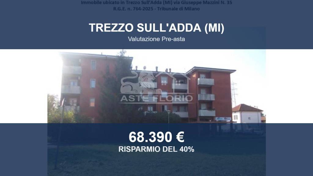 appartamento in vendita a Trezzo sull'Adda in zona Concesa