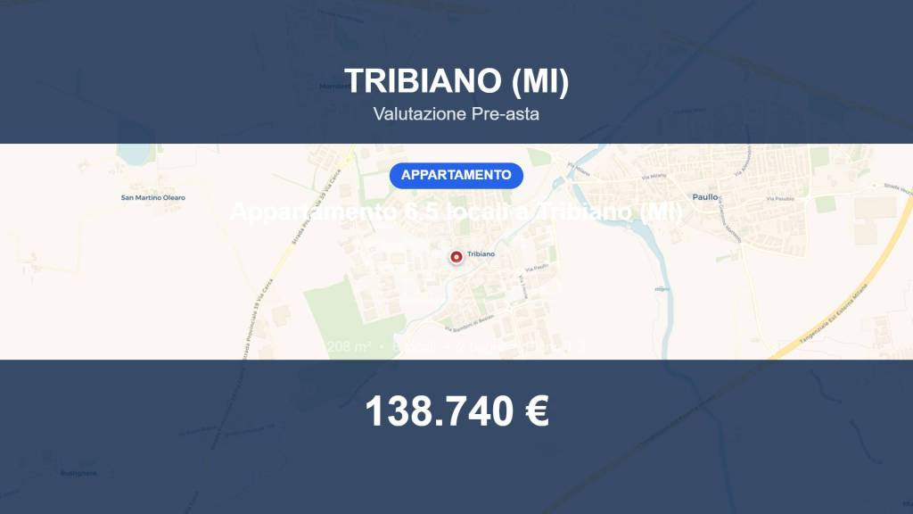 appartamento in vendita a Tribiano