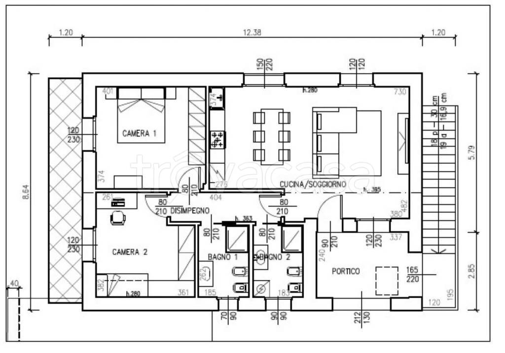 appartamento in vendita a Vaprio d'Adda