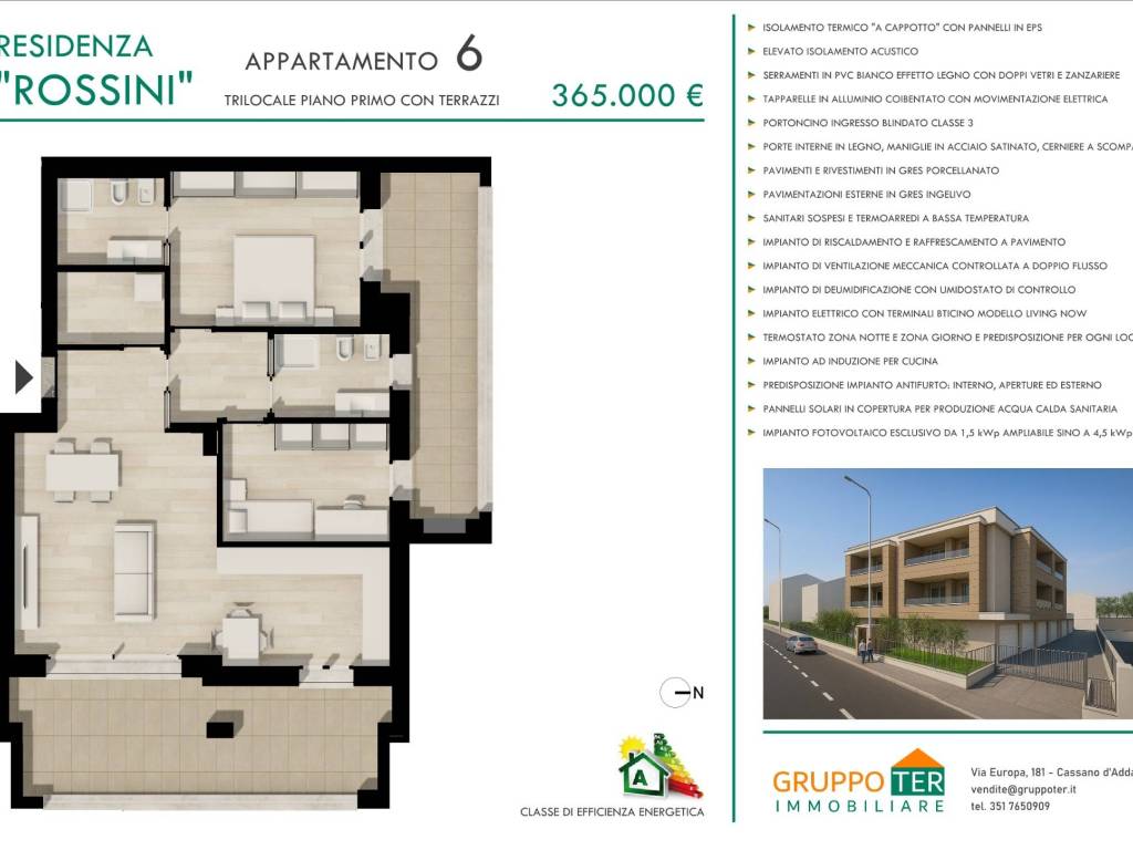 appartamento in vendita a Vignate
