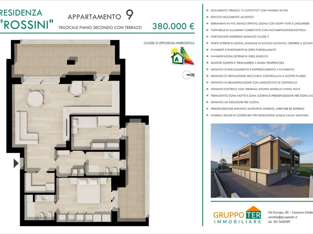 appartamento in vendita a Vignate