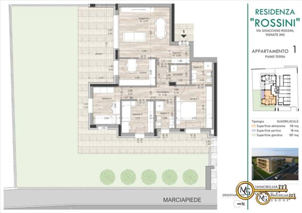 appartamento in vendita a Vignate