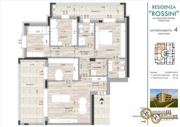 appartamento in vendita a Vignate