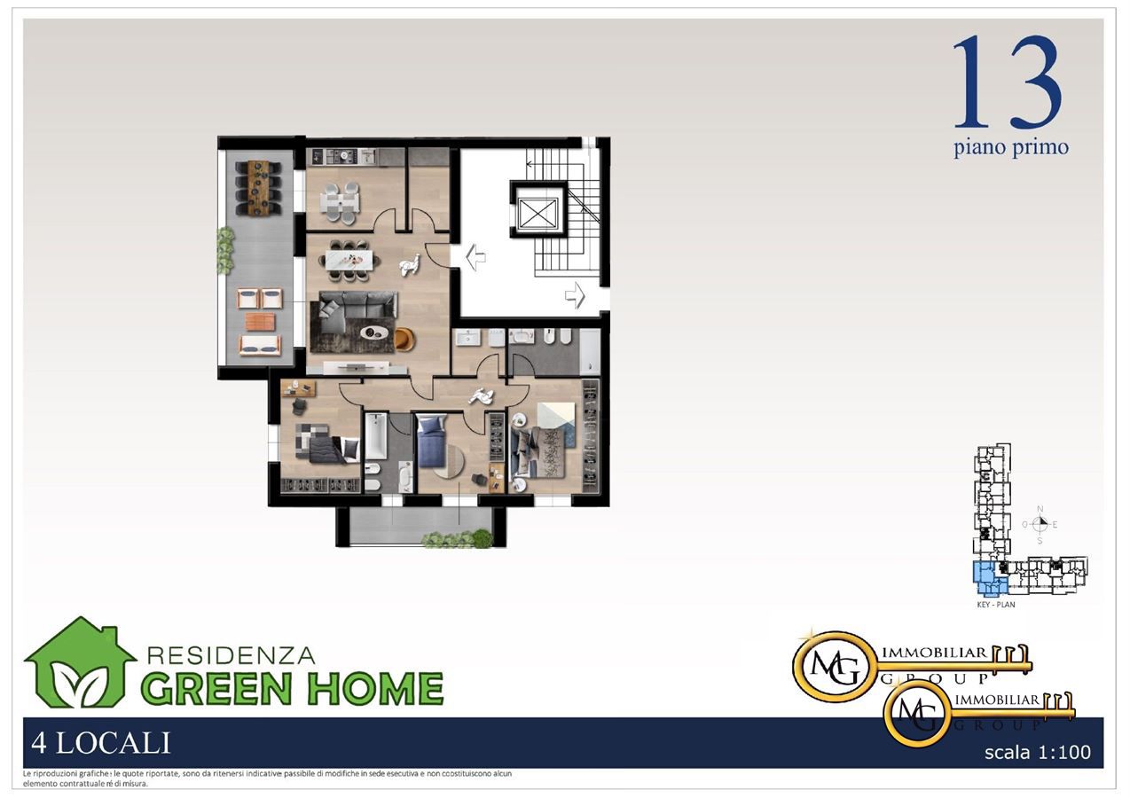 appartamento in vendita a Vignate