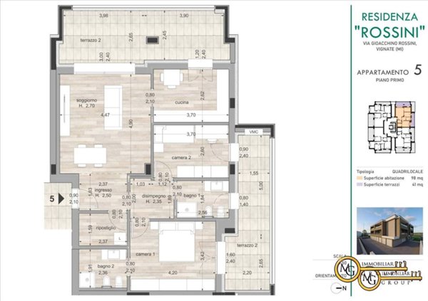 appartamento in vendita a Vignate