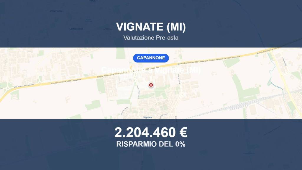 capannone in vendita a Vignate