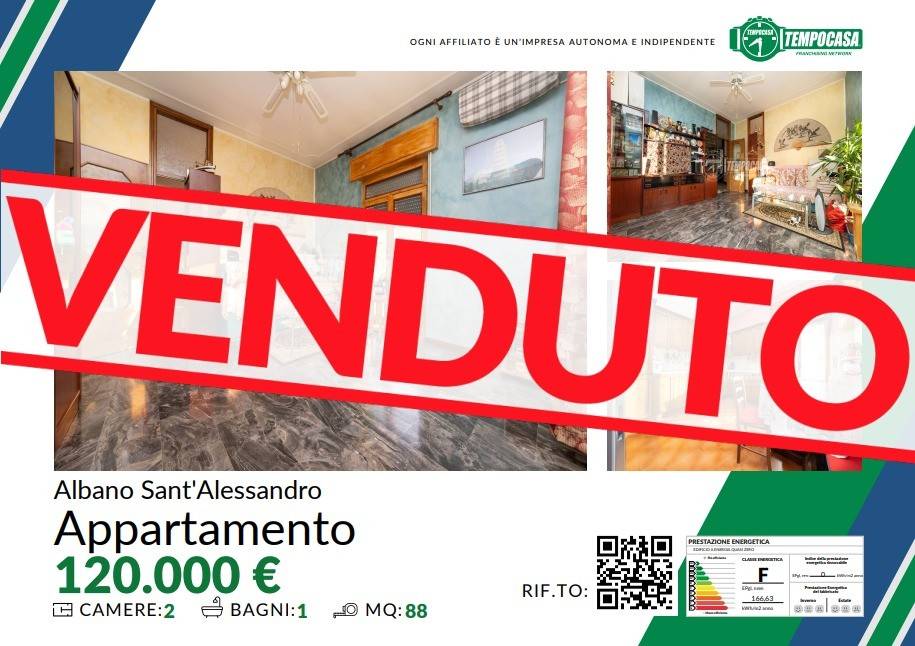 appartamento in vendita ad Albano Sant'Alessandro