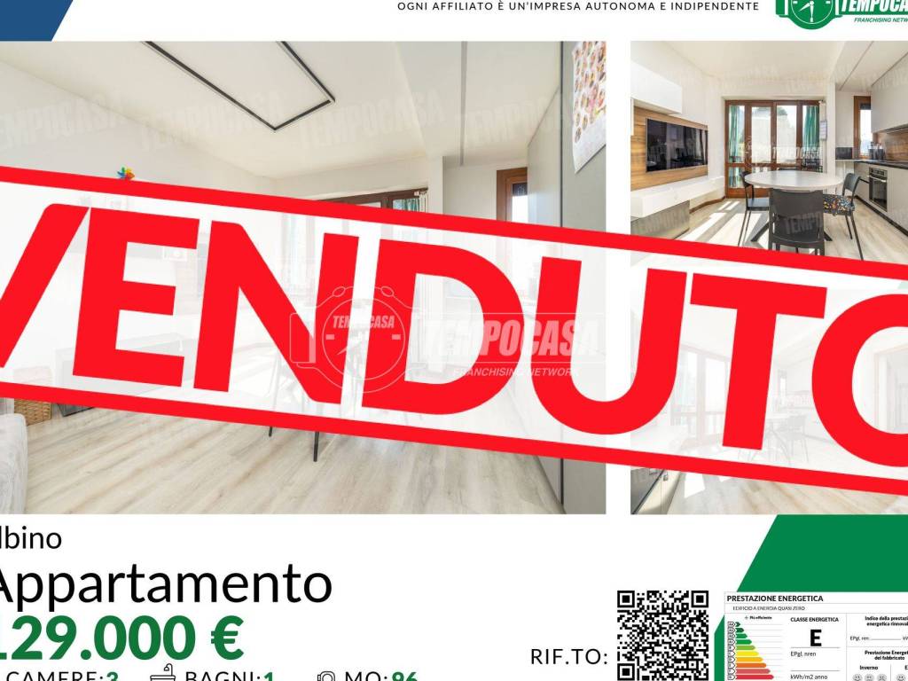 appartamento in vendita ad Albino