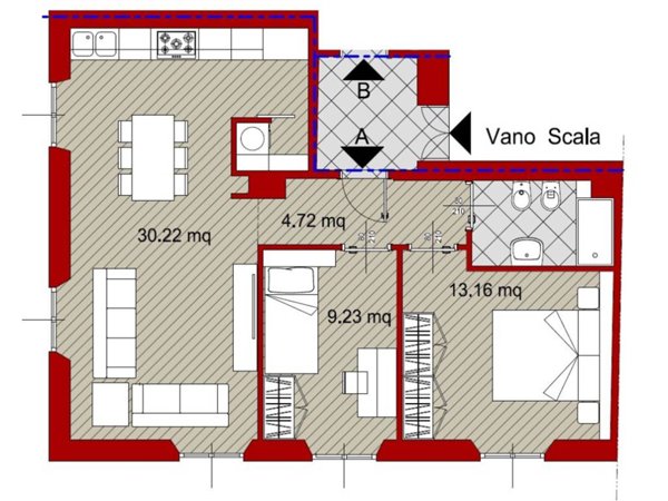 appartamento in vendita ad Alzano Lombardo